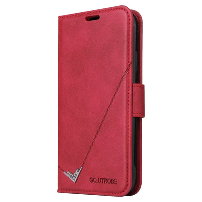 For Huawei P Smart Z GQUTROBE Right Angle Leather Phone Case(Red) by GQUTROBE