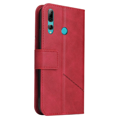 For Huawei P Smart Z GQUTROBE Right Angle Leather Phone Case(Red) by GQUTROBE