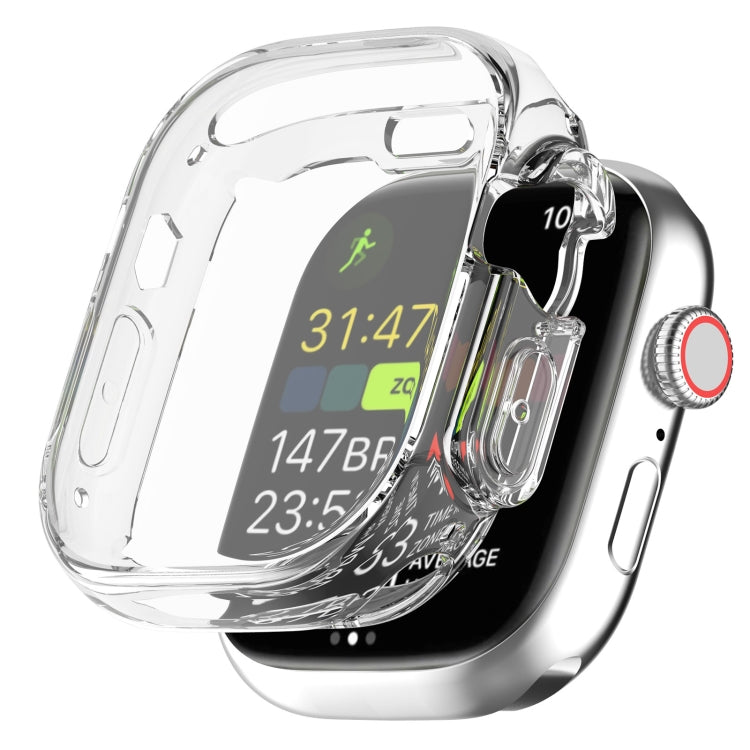 TPU All-inclusive Transparent Protective Case For Apple Watch Ultra 1 / 2 / 3 49mm by bashfashion
