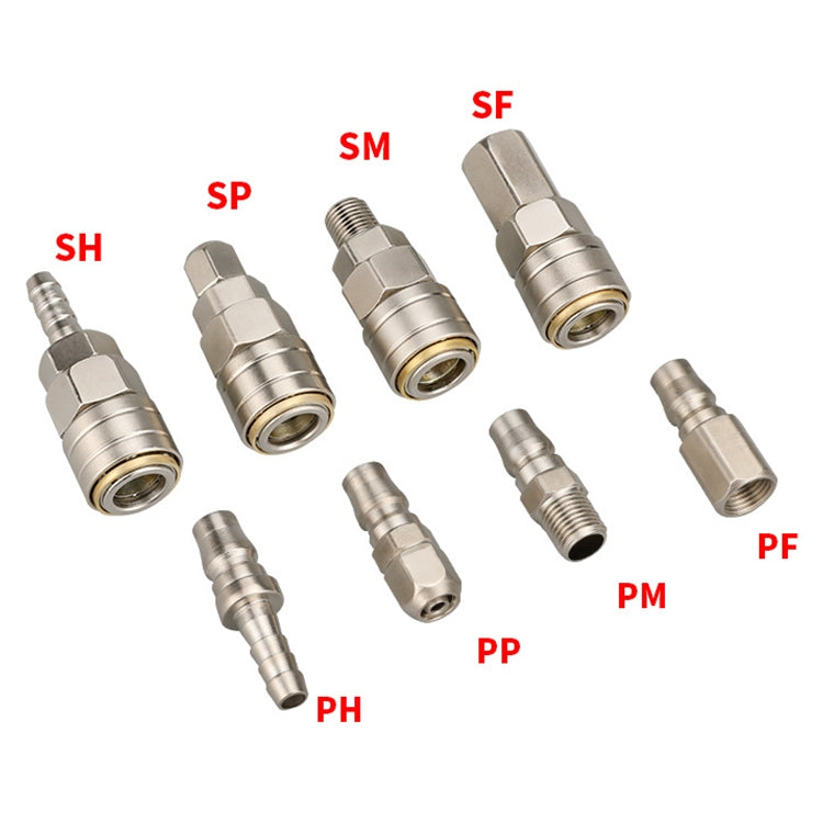 LAIZE SH-20 10pcs C-type Self-lock Pneumatic Quick Fitting Connector by LAIZE
