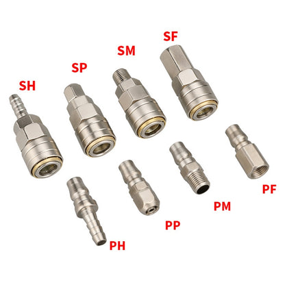 LAIZE SH-20 10pcs C-type Self-lock Pneumatic Quick Fitting Connector by LAIZE