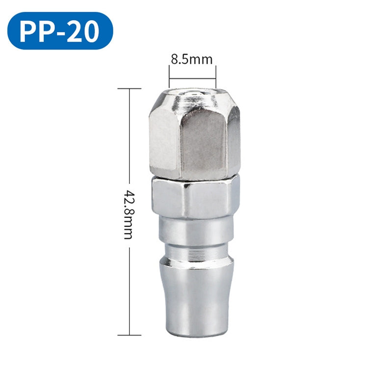 LAIZE PP-20 10pcs C-type Self-lock Air Tube Pneumatic Quick Fitting Connector by LAIZE