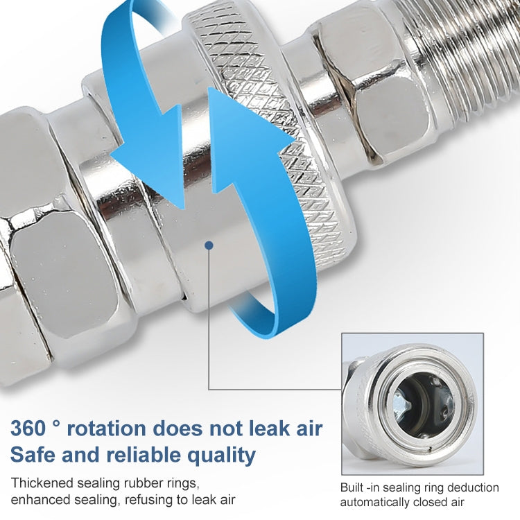 LAIZE PP-20 10pcs C-type Self-lock Air Tube Pneumatic Quick Fitting Connector by LAIZE