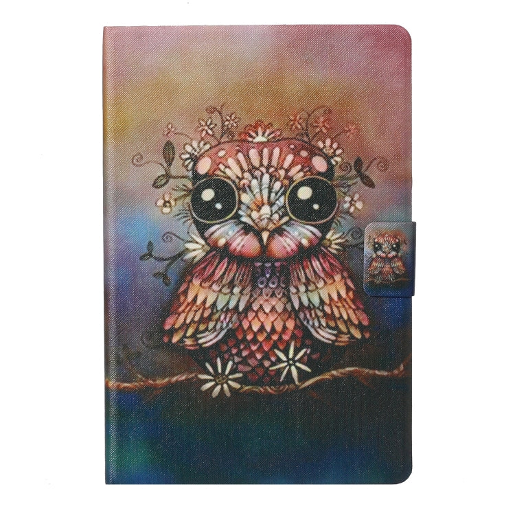 For 7 inch Tablet PC Universal Coloured Drawing Pattern Horizontal Flip Leather Case with Holder & Card Slot(Owl) by bashfashion