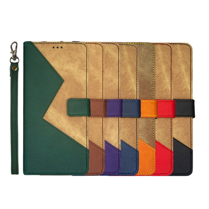 For Tecno Pova 4 idewei Two-color Splicing Leather Phone Case(Black) by idewei