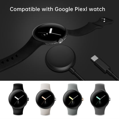 For Google Pixel Watch USB Port Smart Watch Magnetic Charging Cable, Length: 1m(White) by bashfashion