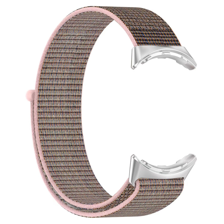 For Google Pixel Watch Metal Head Nylon Loop Watch Band(Colorful) by bashfashion