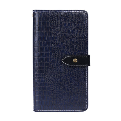 For Umidigi Power 3 idewei Crocodile Texture Horizontal Flip Leather Case with Holder & Card Slots & Wallet(Dark Blue) by idewei