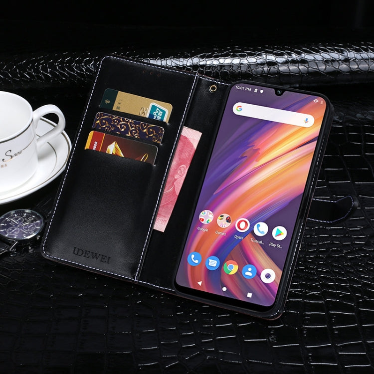 For Lenovo A6 Note idewei Crocodile Texture Horizontal Flip Leather Case with Holder & Card Slots & Wallet(Black) by idewei