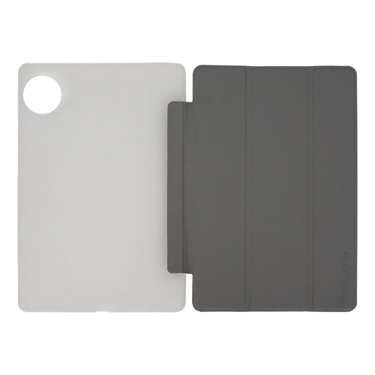 For Teclast P50 3-Fold Holder Folio Leather Tablet Smart Case(Grey) by TECLAST