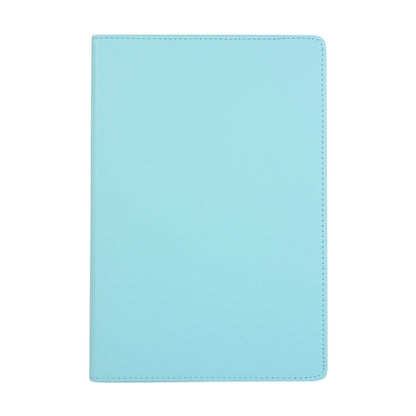 For Samsung Galaxy Tab S9 Ultra Litchi Texture 360 Degrees Rotation Holder Leather Tablet Case(Sky Blue) by bashfashion