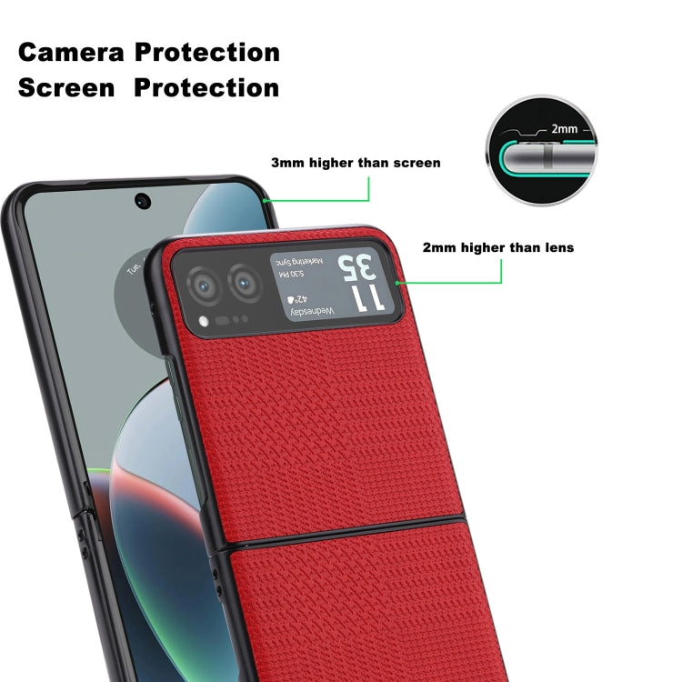 For Motorola Razr 40 ViLi TH Series Shockproof TPU + PC Phone Case(Red) by ViLi