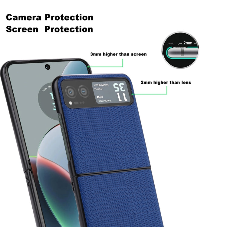 For Motorola Razr 40 ViLi TH Series Shockproof TPU + PC Phone Case(Blue) by ViLi