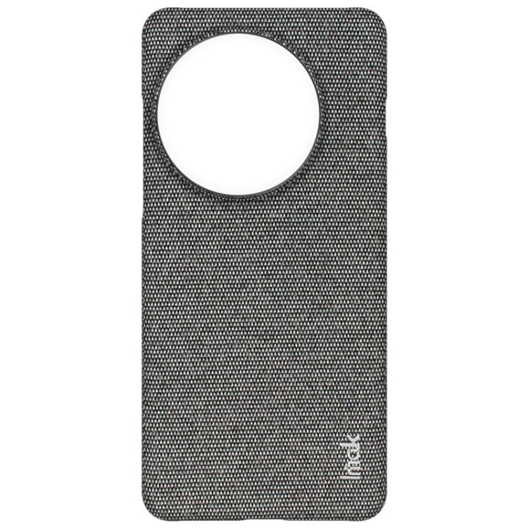 For OnePlus 13 imak Ruiyi Series Cloth Texture PU + PC Phone Case(Dark Grey) by imak