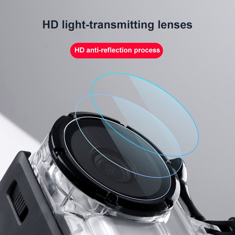 For Insta360 GO 3 / 3S Underwater Waterproof Housing Case with Touch Back Cover by bashfashion