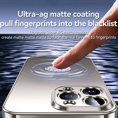 For iPhone 15 Plus SULADA Electroplating Frosted TPU Phone Case(Sierra Blue) by SULADA