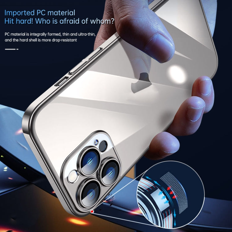 For iPhone 15 Plus SULADA JINGJIA Series Lens Protector PC Phone Case(Silver) by SULADA