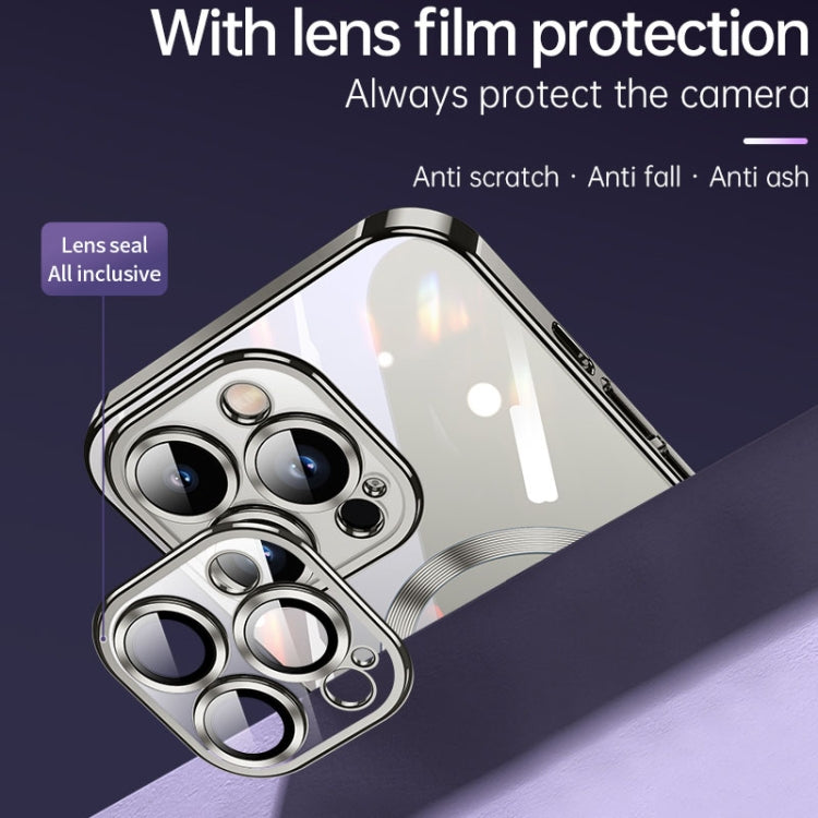 For iPhone 15 SULADA MagSafe Plating TPU Shockproof Phone Soft Case(Gold) by SULADA