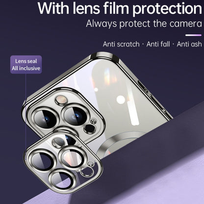 For iPhone 15 Plus SULADA MagSafe Plating TPU Shockproof Phone Soft Case(Dark Purple) by SULADA