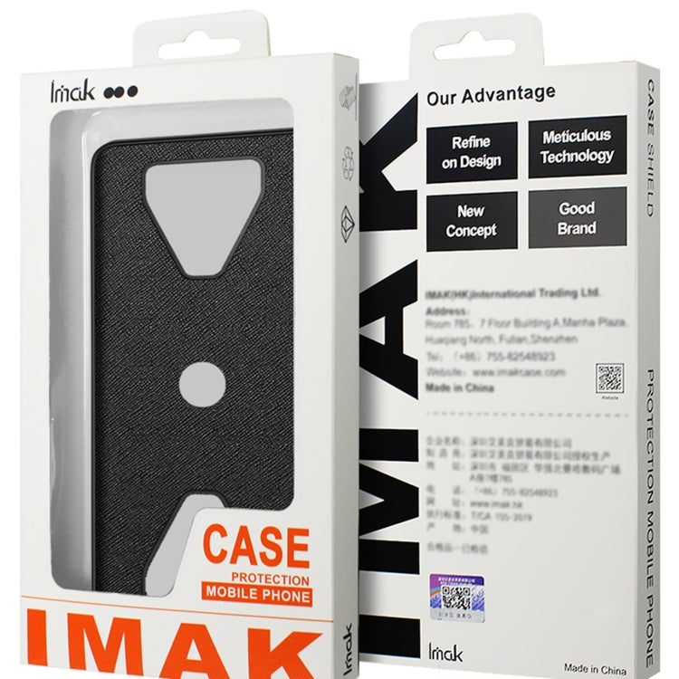 For iPhone 15 Pro IMAK LX-5 Series Shockproof PC + PU + TPU Protective Phone Case(Weaving Texture) by imak