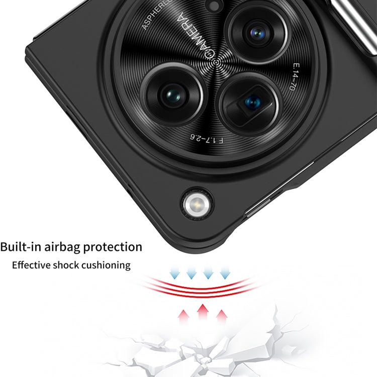 For OPPO Find N3 / OnePlus Open GKK Ultra-thin Full Coverage Phone Flip Case with Pen(Green) by GKK