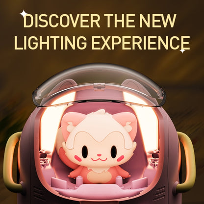 MJ066 220ML Portable Desktop Cute Cartoon Tank Car Air Humidifier with LED Lights, Model:Rechargeable(Green) by bashfashion