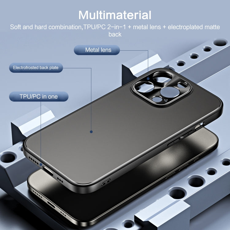 For iPhone 15 R-JUST RJ-61 Electroplating Frosted TPU + PC Phone Case(Pink) by R-JUST