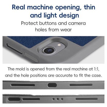 For iPad Air 10.9 2022 / 2020 ZGA Tri-Fold Voltage Smart Leather Tablet Case(Blue) by ZGA