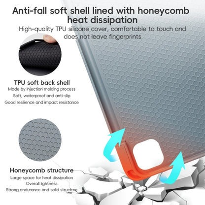 For iPad Pro 11 2022 / 2021 / 2020 ZGA Tri-Fold Voltage Smart Leather Tablet Case(Blue) by ZGA