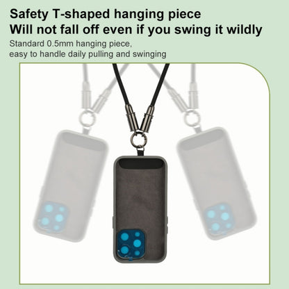 Type-C to Type-C Braid Data Cable Phone Anti-lost Crossbody Lanyard, Length: 1.2m(Black) by bashfashion