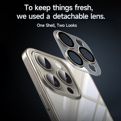 For iPhone 15 Pro Max SULADA Electroplating Frosted PC + TPU Shockproof Phone Case(Silver) by SULADA