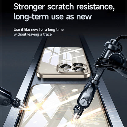 For iPhone 15 Plus SULADA Electroplating Frosted PC + TPU Shockproof Phone Case(Black) by SULADA