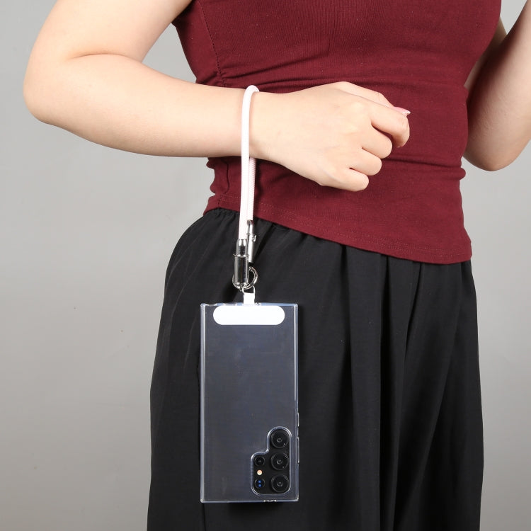 USB-C / Type-C to Type-C Data Cable Phone Anti-lost Short Lanyard, Length: 30cm(Light Purple Braid) by bashfashion