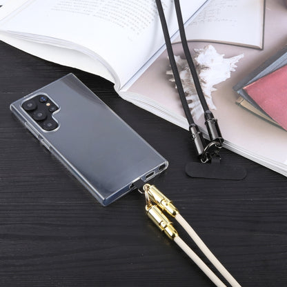 Type-C to 8 Pin Braid Data Cable Phone Anti-lost Crossbody Lanyard, Length: 1.2m(Khaki) by bashfashion