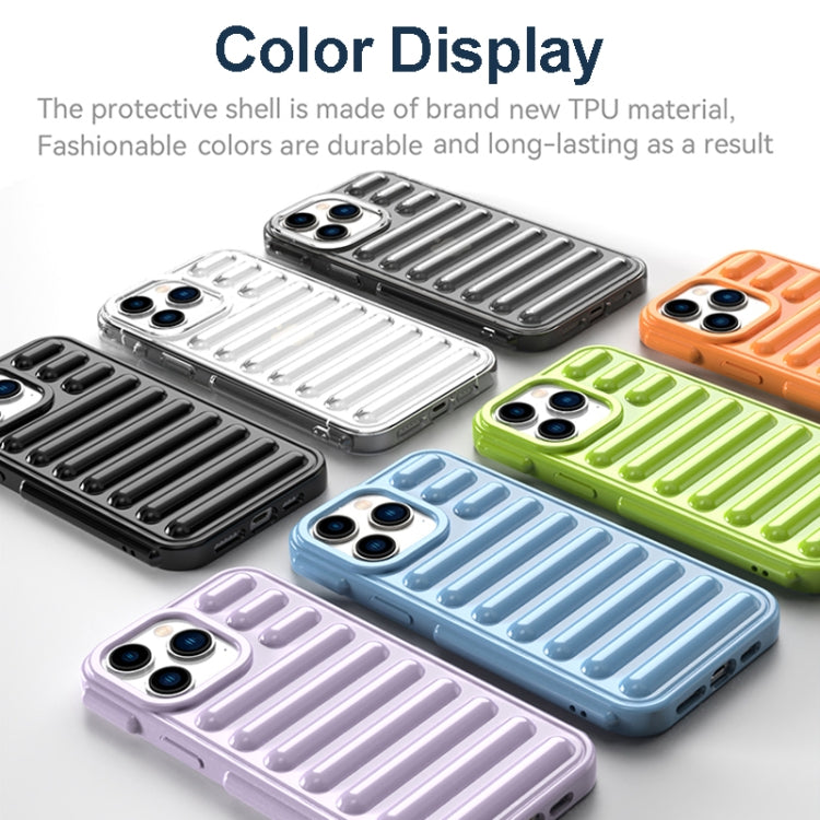 For iPhone 16e Capsule Series Candy Color TPU Phone Case(Blue) by bashfashion
