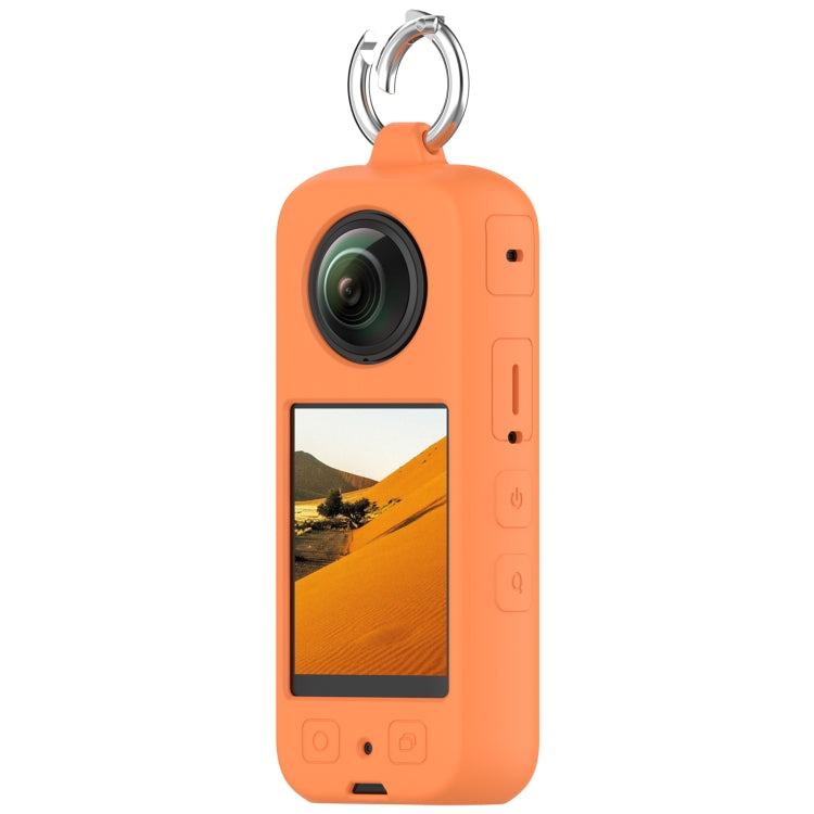 For Insta360 X3 Portable Silicone Protective Case(Orange) by bashfashion