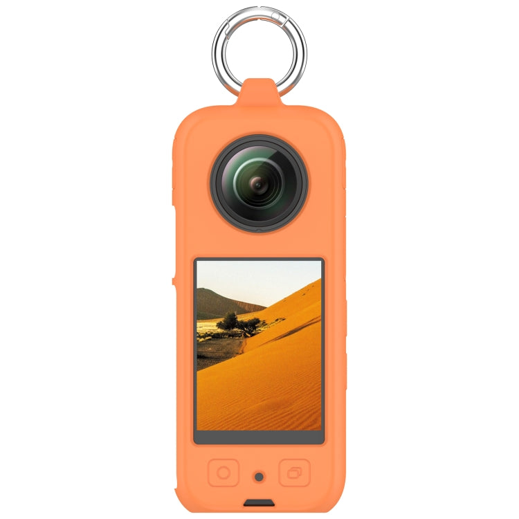 For Insta360 X3 Portable Silicone Protective Case(Orange) by bashfashion