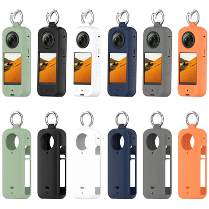 For Insta360 X3 Portable Silicone Protective Case(Dark Grey) by bashfashion