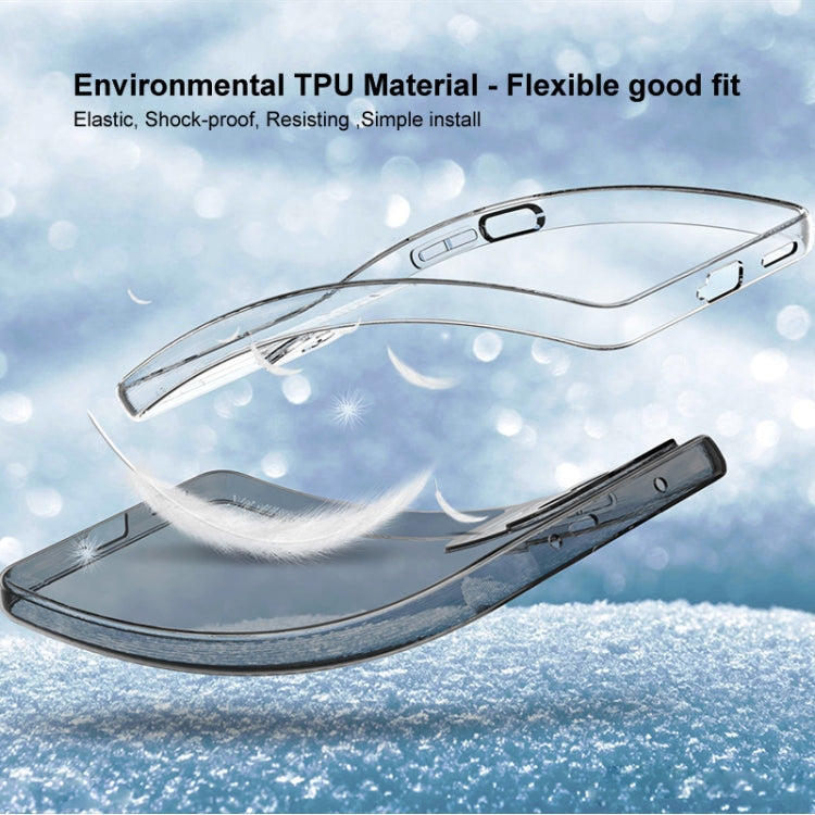 For Google Pixel 9 Pro XL IMAK UX-5 Series Transparent Shockproof TPU Protective Phone Case(Transparent Black) by imak