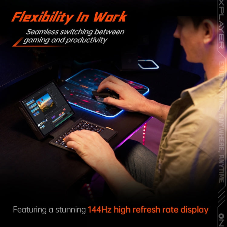 ONE-NETBOOK OneXPlayer X1 mini 8.8 inch Handheld Game Console, 32GB+1TB, Windows 11 AMD Ryzen 7 8840U(Black) by ONE-NETBOOK