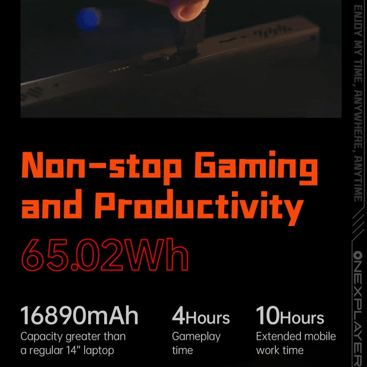 ONE-NETBOOK OneXPlayer X1 mini 8.8 inch Handheld Game Console, 16GB+512GB, Windows 11 AMD Ryzen 7 8840U(Black) by ONE-NETBOOK