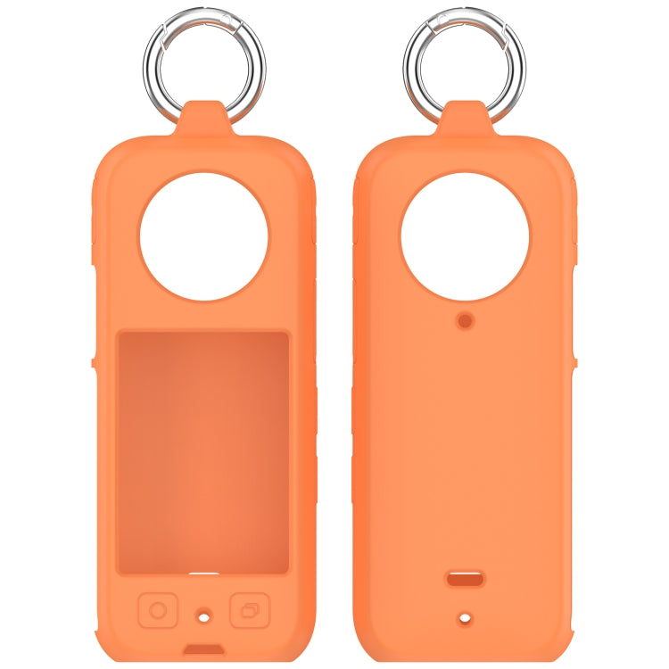 For Insta 360 X4 Portable Silicone Protective Case(Orange) by bashfashion