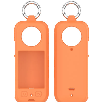 For Insta 360 X4 Portable Silicone Protective Case(Orange) by bashfashion
