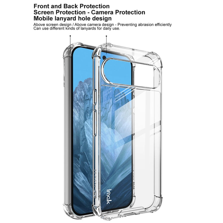 For Google Pixel 9 Pro XL IMAK Space Shield PC + TPU Airbag Shockproof Phone Case(Transparent) by imak