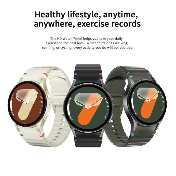 HD Watch7 mini 1.3 inch AMOLED Screen Smart Watch(Green) by bashfashion