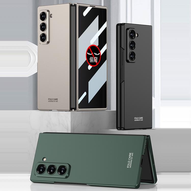 For Samsung Galaxy Z Fold6 Slim GKK Integrated Ultra-thin Privacy Full Coverage Phone Case(Black) by GKK