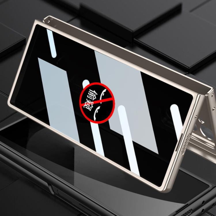 For Samsung Galaxy Z Fold6 Slim GKK Integrated Ultra-thin Privacy Full Coverage Phone Case(Black) by GKK