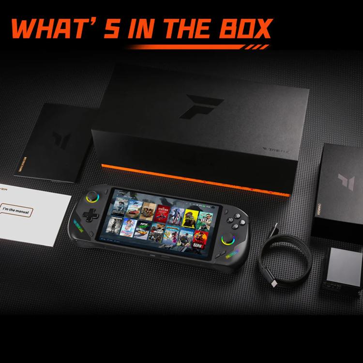 ONE-NETBOOK OneXPlayer F1 Pro 7 inch Handheld Game Console, 64GB+4TB, Windows 11 AMD Ryzen AI 9 HX 370 CPU(US Plug) by ONE-NETBOOK