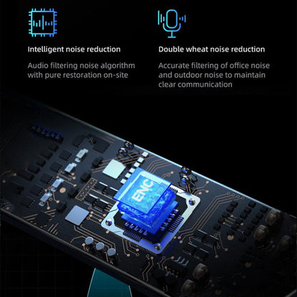 E60 ENC Noise Reduction Smart Audio Bluetooth Glasses(Transparent) by bashfashion