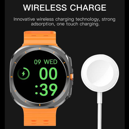 X7 1.51 inch IPS Screen Bluetooth Smart Watch Supports Healthy Monitoring(Orange) by bashfashion
